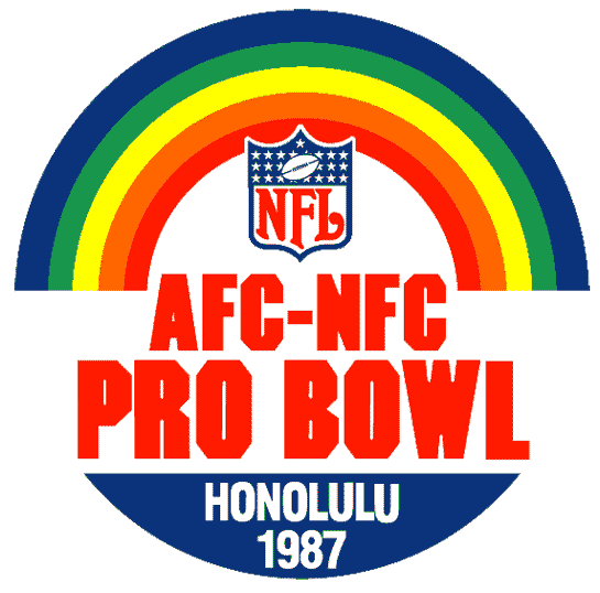 Pro Bowl 1987 Primary Logo iron on transfers for clothing